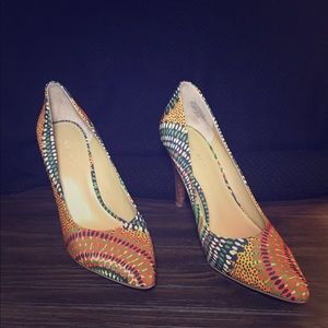 Nine West 3” Peacock Pattern Heels